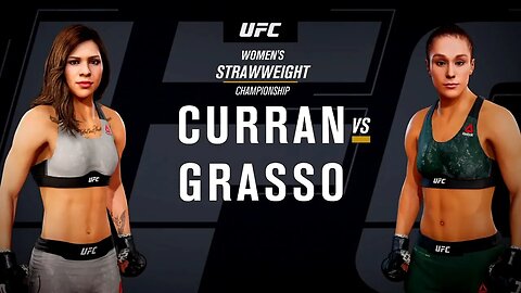 EA Sports UFC 3 Gameplay Alexa Grasso vs Kailin Curran