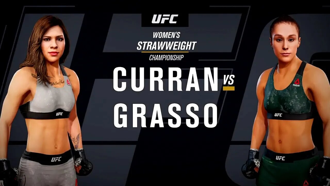 EA Sports UFC 3 Gameplay Alexa Grasso vs Kailin Curran
