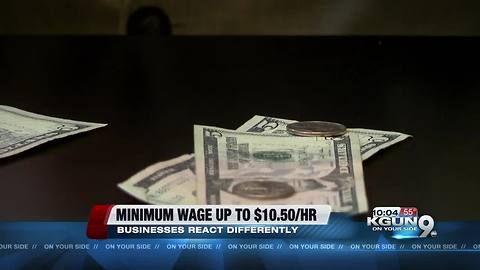 Minimum wage goes up, some business owners have to adjust