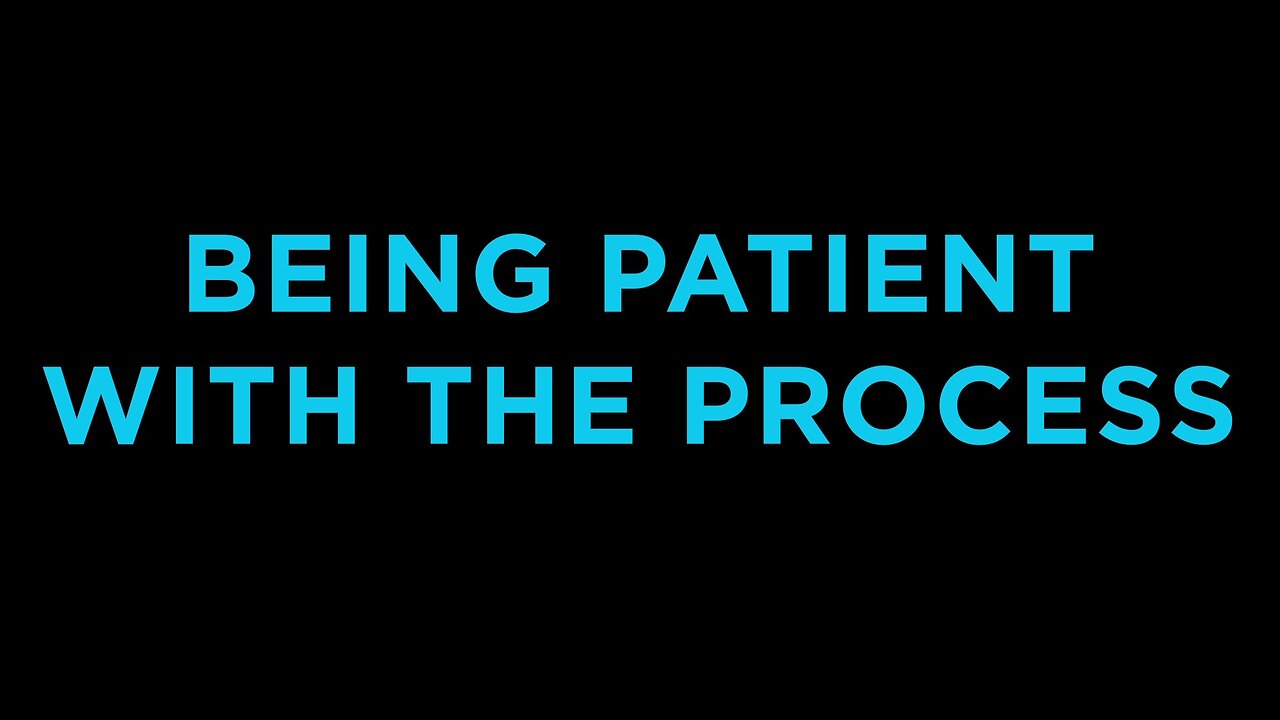 Leadership Therapy: Patience with Process