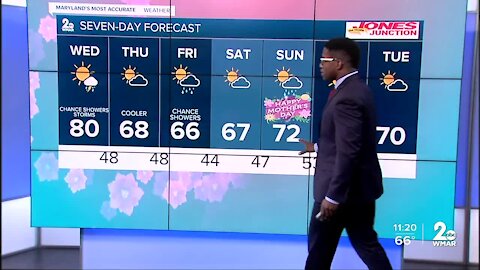 WMAR-2 News Weather at 11