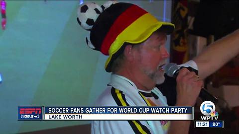 World Cup watch party at German American Club of the Palm Beaches