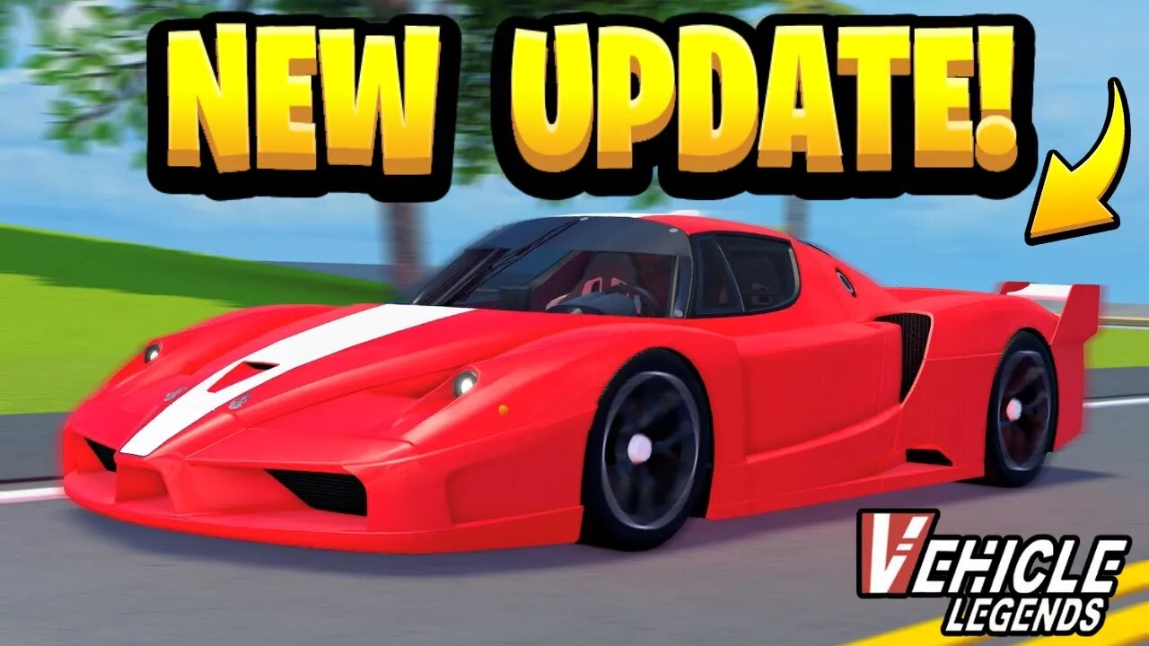 NEW Race + Limited Update in ROBLOX Vehicle Legends!