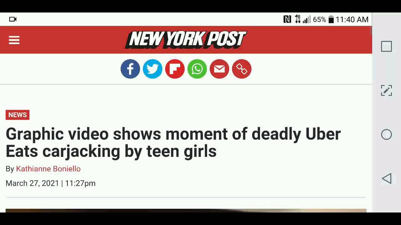 Uber Driver Carjacked in DC...