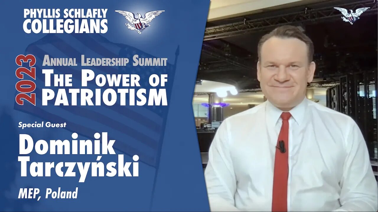 MEP Dominik Tarczyński | Phyllis Schlafly Collegians 2023