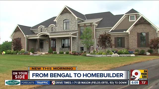 Former Bengal trades helmet for hardhat, trying to build a solid foundation as a homebuilder