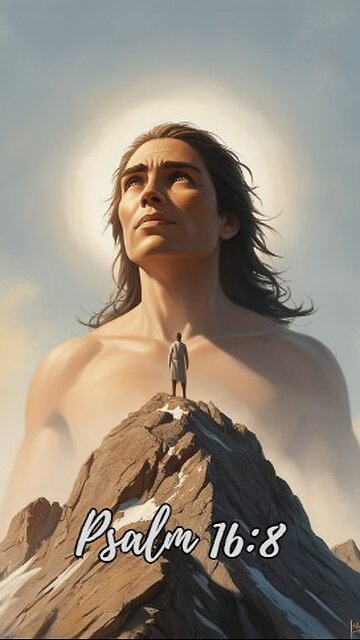 Psalm 16:8 - I keep my eyes always on the Lord. With him at my right hand, I will not be shaken.