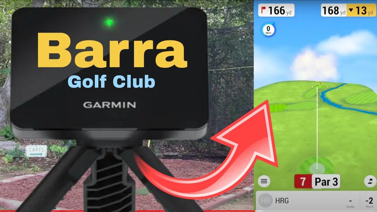 Barra GC - 9 Hole Home Tee Hero Sim Golf Course Vlog on Garmin R10 Launch Monitor Simulator #top50