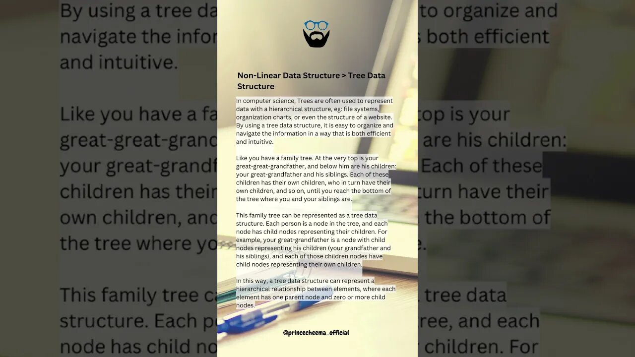 Tree Data Structure from Non Linear Data Structure ( #shorts )