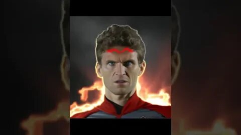 Villain Muller created by AI 😂😂 #funny #shorts #football #ai