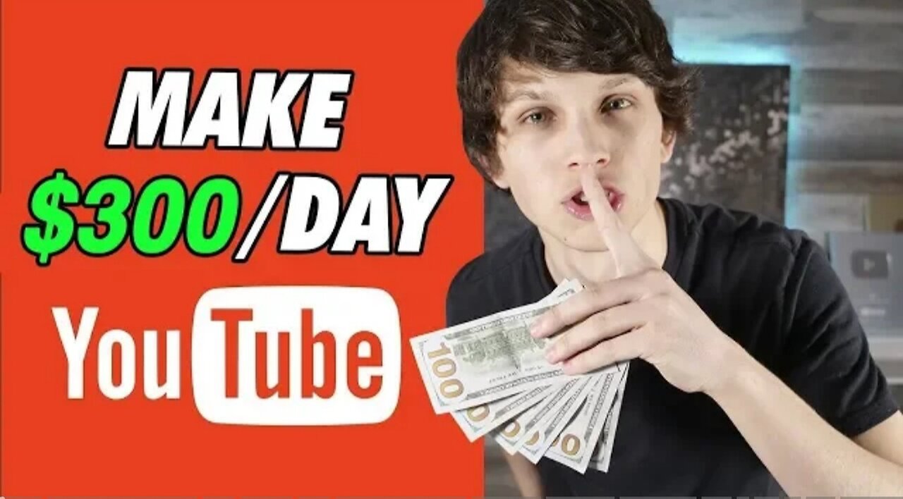 How to Make Money on YouTube Without Making Videos | Side Hustle