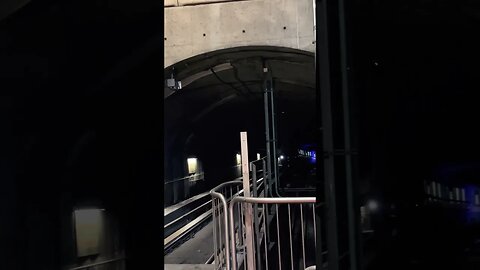 Upcoming metro from dark tunnel #montreal #viralvideo #train #travel