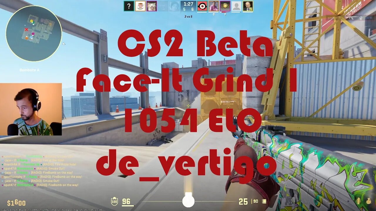 CS2 Beta - Face-It Game 1 - 1054 ELO - de_vertigo