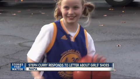 Warriors star responds to girl's letter about shoes