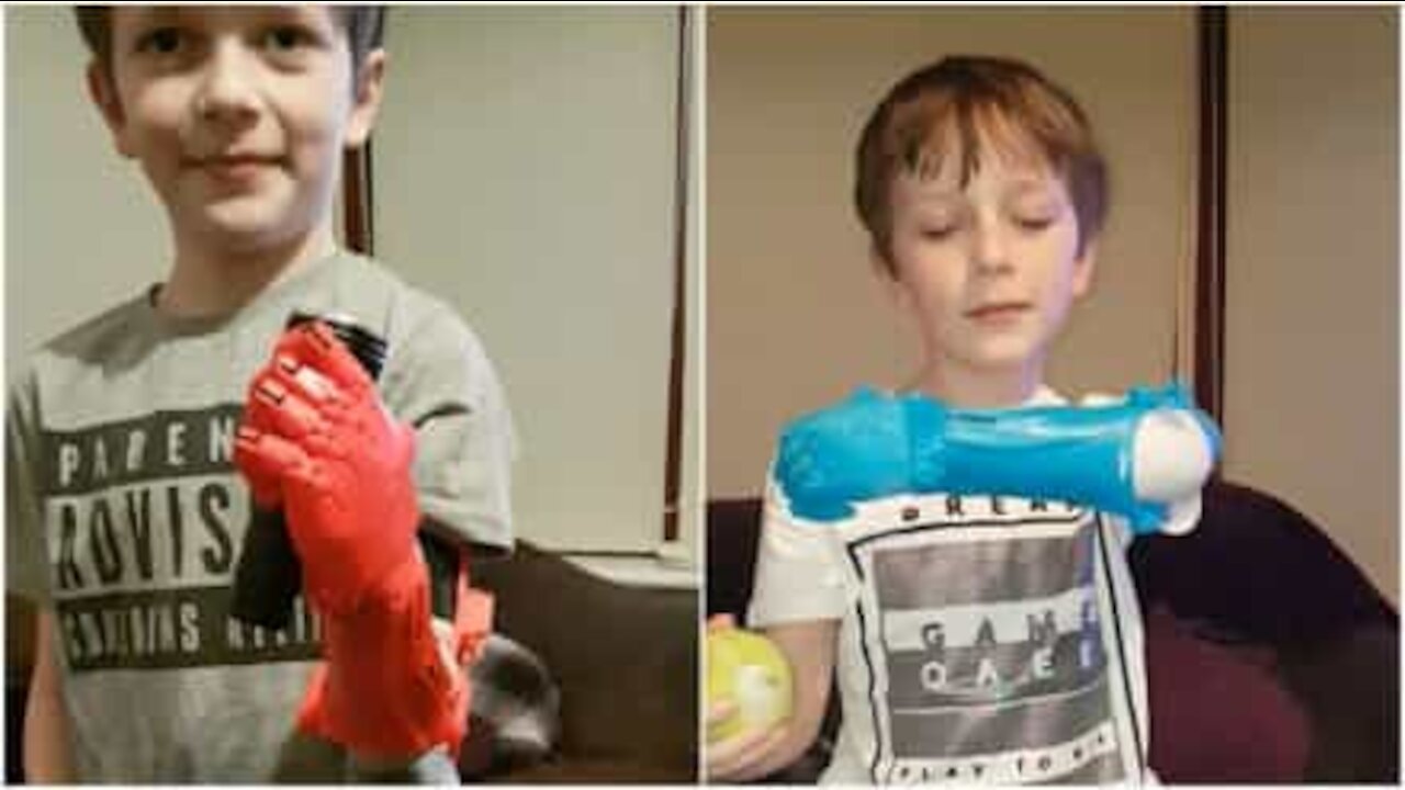 Padre imprime un braccio robotico in 3D per il figlio!