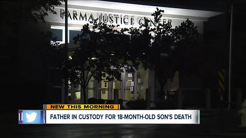 Man arrested in connection to death of 18-month-old son