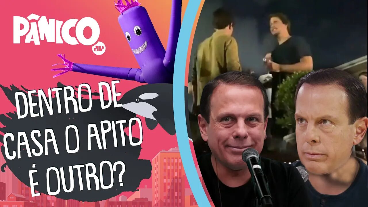 E AÍ, ROLOU? O PÂNICO QUESTIONA DORIA SOBRE FESTA CLANDESTINA DE SEU FILHO