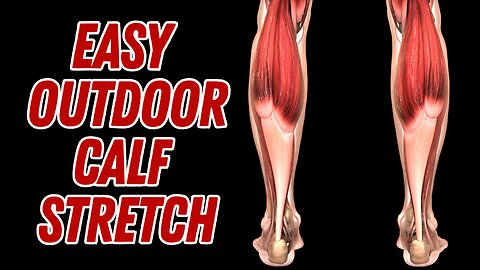 Calf Stretch for Runners: How to Use a Park Bench for Maximum Relief