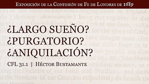 ¿Largo sueño? ¿Purgatorio? ¿Aniquilación? - Héctor Bustamante