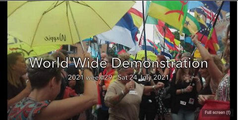 World Wide Demonstration, Amsterdam, 24 July 2021