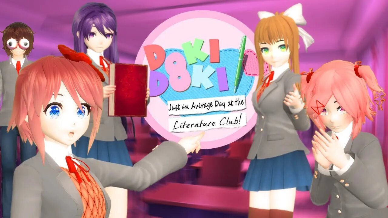 Just An Average Day at the Literature Club 4 [DDLC Voiced Animation]