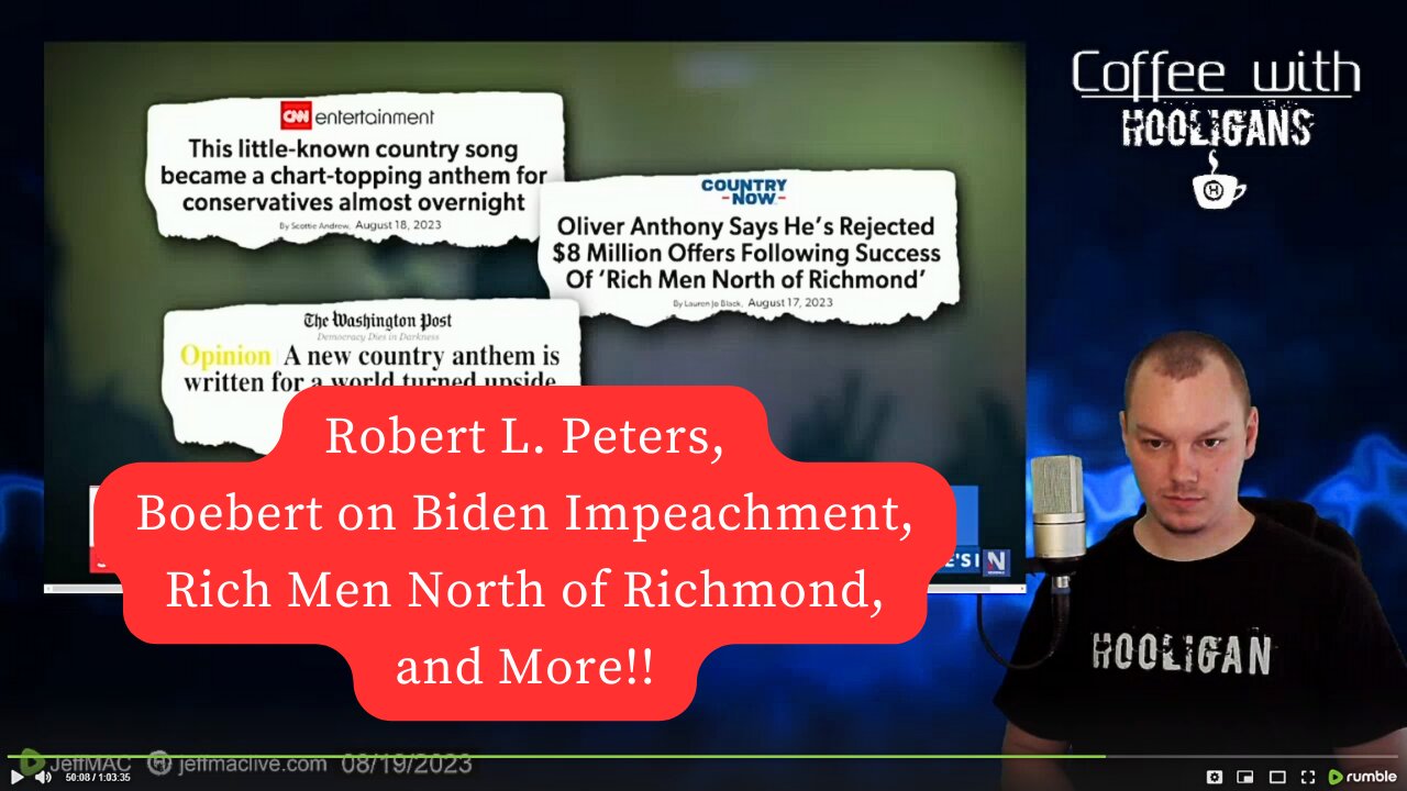 Robert L. Peters, Boebert on Biden Impeachment, Rich Men North of Richmond, and More!!