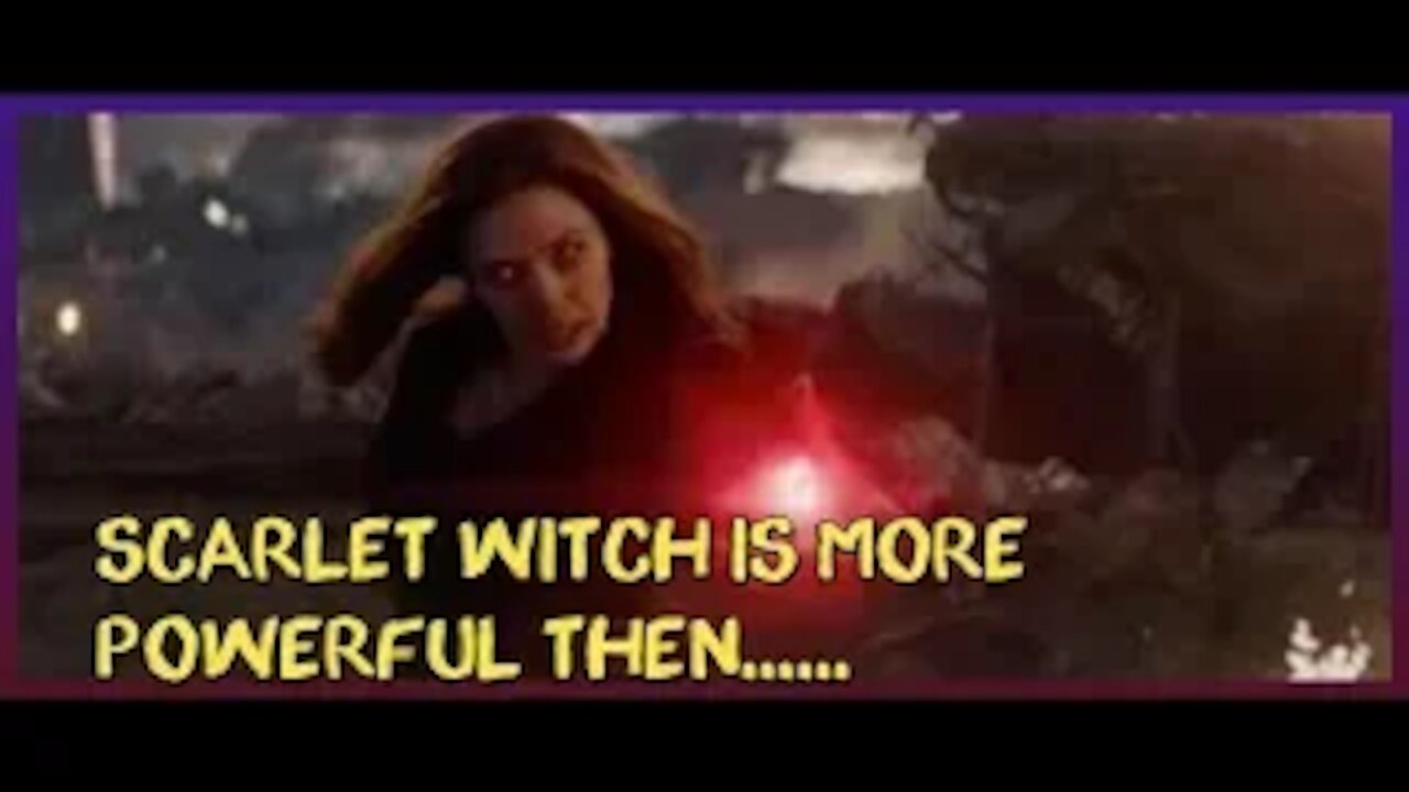 Scarlet Witch: Is more powerful then Thanos in endgame Ft. Fenrir Moon "We Are Comics"
