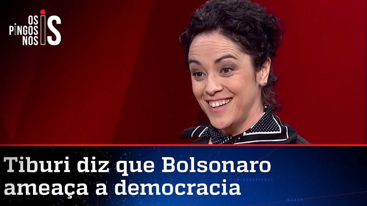 Marcia Tiburi faz campanha pelo impeachment de Bolsonaro