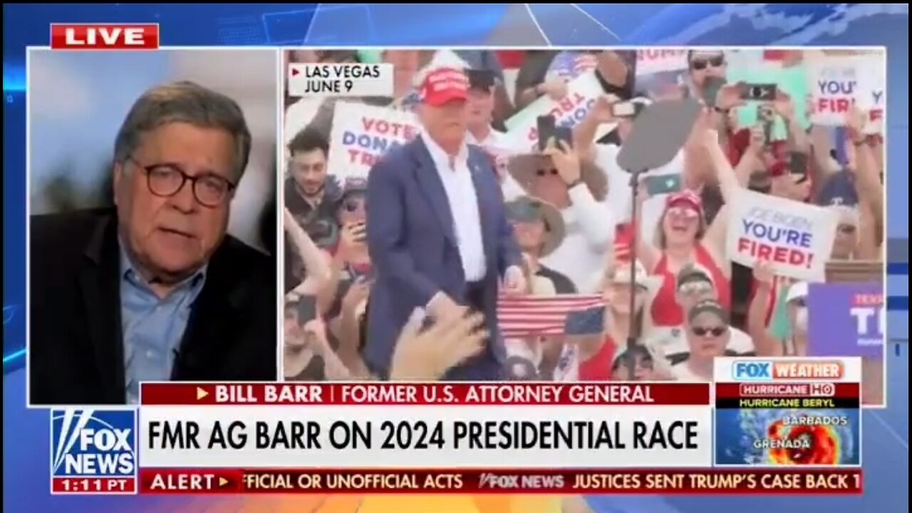 Bill Barr: Biden Vs Trump Is An Easy Choice