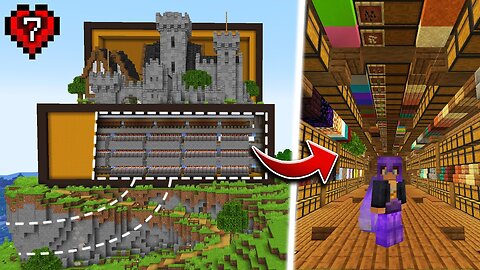 @TheBestCubeHD.I Built the ULTIMATE Storage System in Minecraft Hardcore!.Part 7