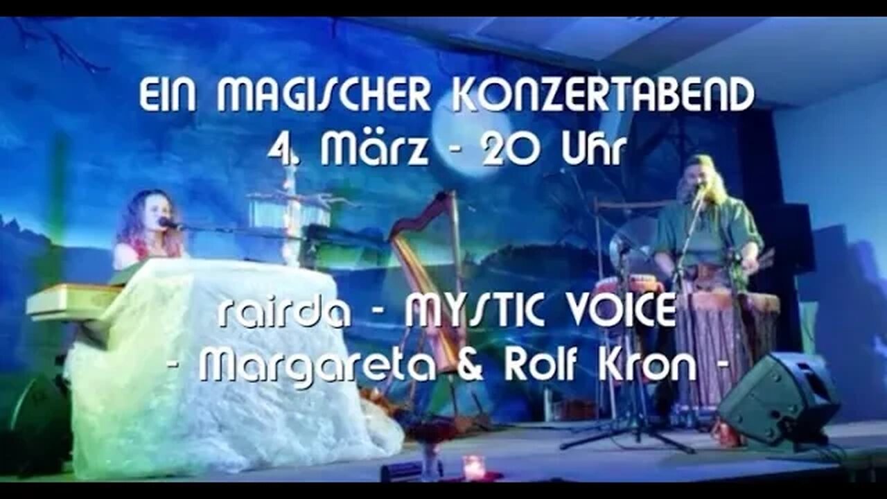 Konzertabend: "RAIRDA - MYSTIC VOICE" LIVE ab 20 Uhr