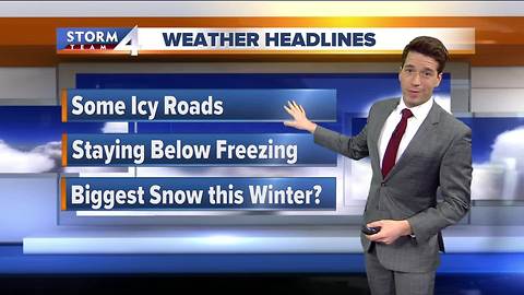 Cold stretch and biggest snow fall yet