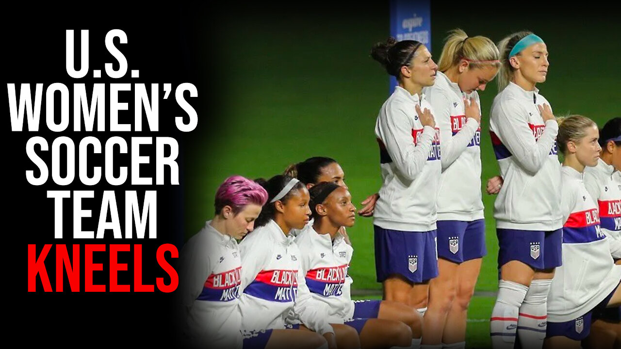 U.S. Women's Soccer Team Kneels in Protest