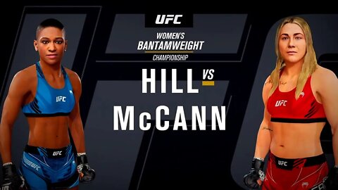 EA Sports UFC 4 Gameplay Molly McCann vs Angela Hill