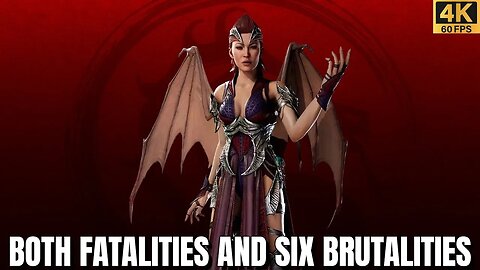 Mortal Kombat 1: Both Fatalities & All 6 Brutalities for Nitara (4K/60FPS)
