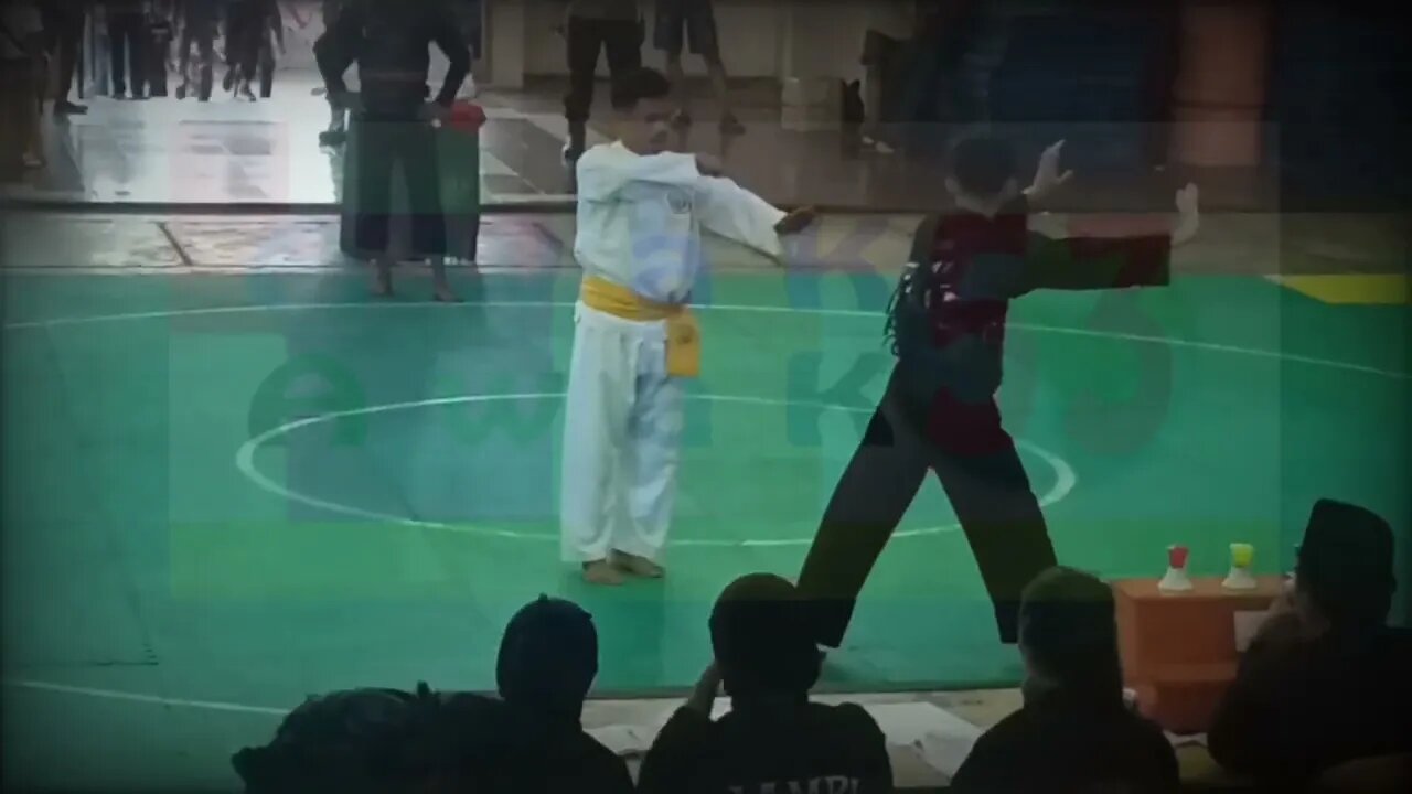 Kerasnya Tendangan Para Pesilat "Tebo vs Merangin" di POPDA 2022 Provinsi Jambi