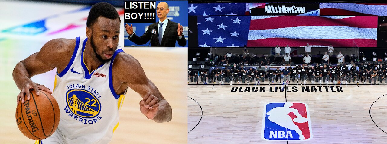 Andrew Wiggins Alone w/ BLM NBA Players Owned & Silent on Mandates for Players - Shut up & Dribble?