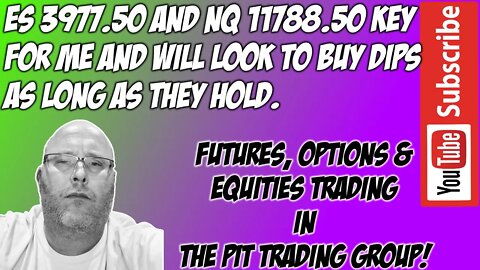 ES & NQ RTH Futures Live Stream - The Pit Futures Trading
