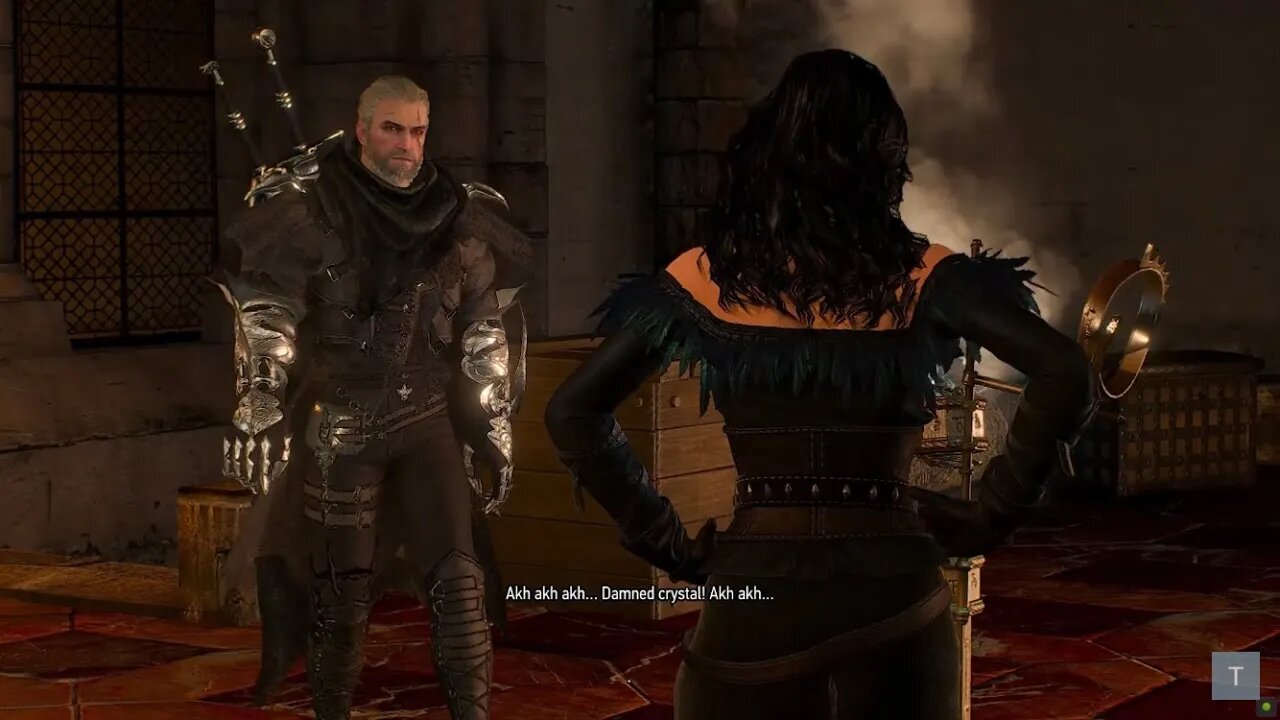 Witcher 3 Yennefer teleports Geralt into a lake