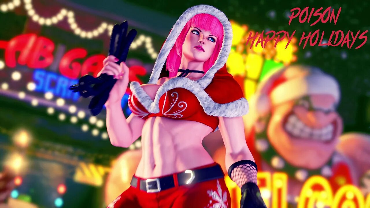 Street Fighter V Poison Happy Holidays Outfit