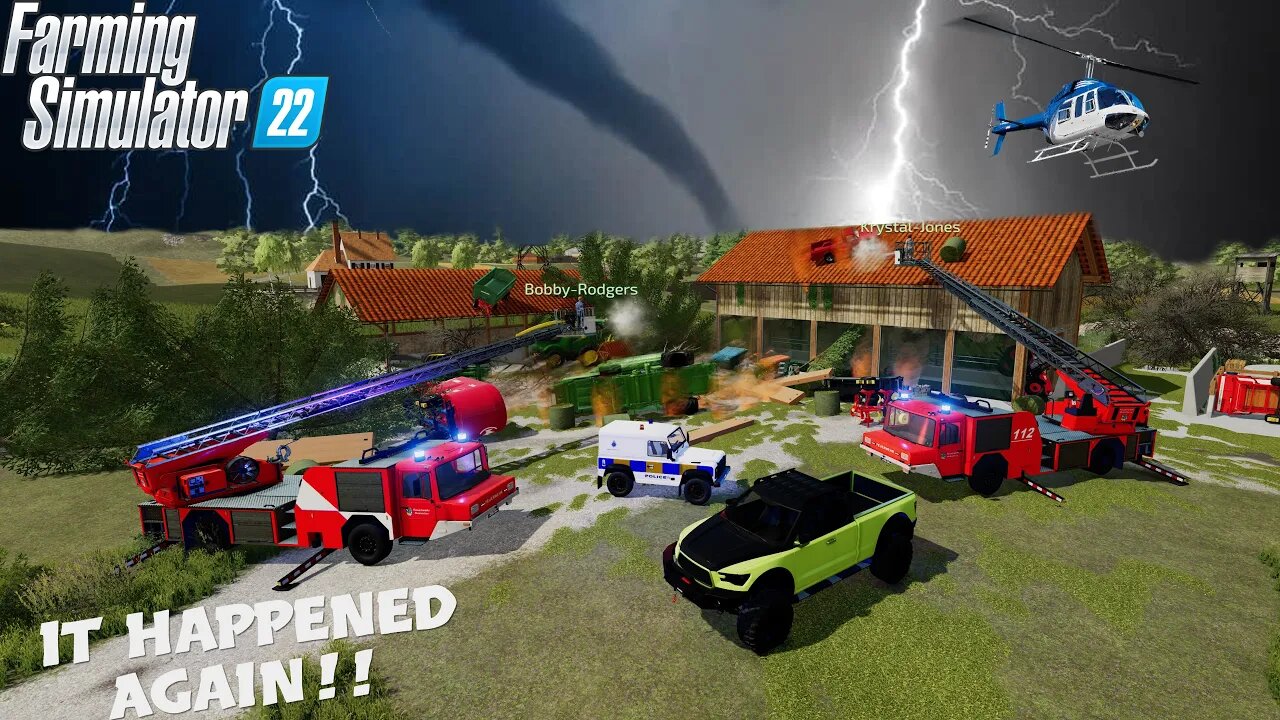 Huge Tornado Destroys Our New Farm!! | The Hills of Slovenia | FS22 | Timelapse | Episode 2