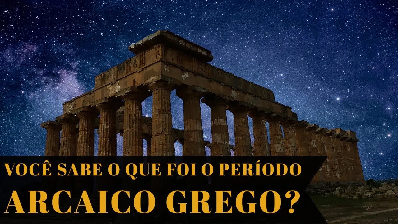 #shorts VOCÊ SABE O QUE FOI O PERÍODO ARCAICO GREGO?