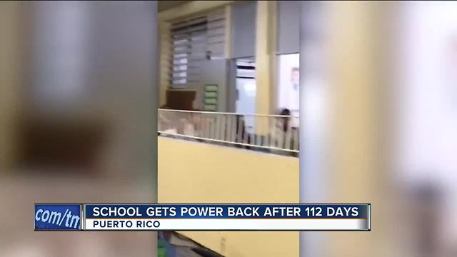 Academia Bautista de Puerto Nuevo: Staff, students celebrate after power returns to PR school