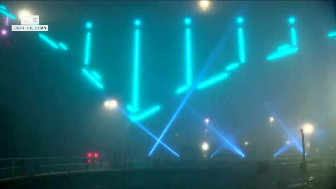 WATCH: Lighting of the Hoan Bridge