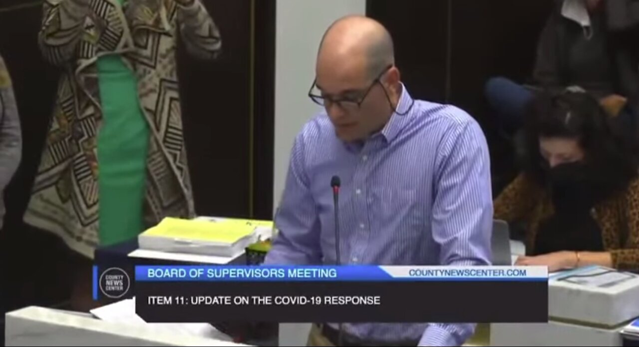 Dr Scot A Youngblood MD Speaking To The San Diego County Board of Supervisors Meeting 11/02/21