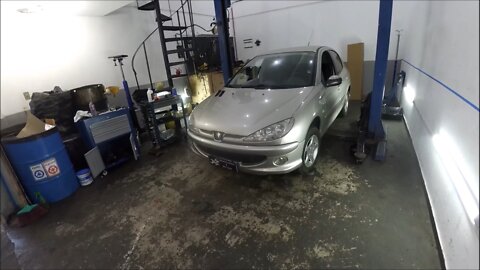 Peugeot 206 1.6 16v 2007 Limpeza de arrefecimento, troca correia dentada, fluido de freio e mais