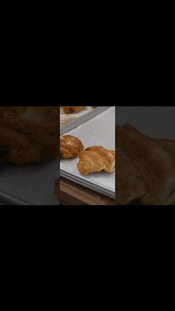 🥐 twice baked almond croissant #shorts