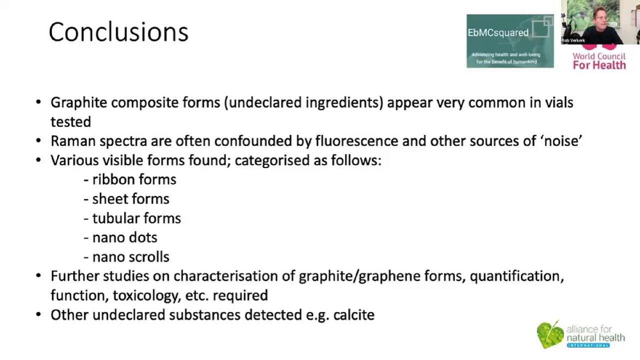 Covid-19 Injection Contents: Graphene ~ EbMCsquared CiC Study Preliminary Findings