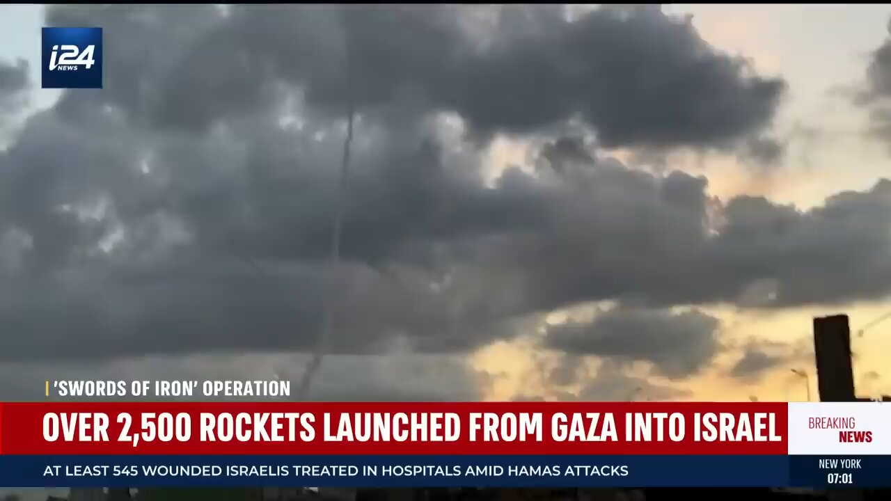 OVER 2500 ROCKETS LAUNCHED FROM GAZA INTO ISRAEL AGAIN!