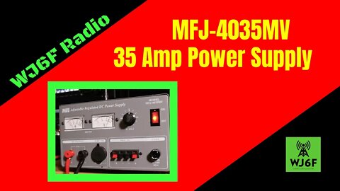 MFJ-4035MV 35 Amp Power Supply